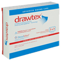Drawtex Hydroconductive Wound Dressing w/ LevaFiber - 3x3 (Box of 10)