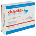 Drawtex Hydroconductive Wound Dressing w/ LevaFiber - 4x4 (Box of 10)